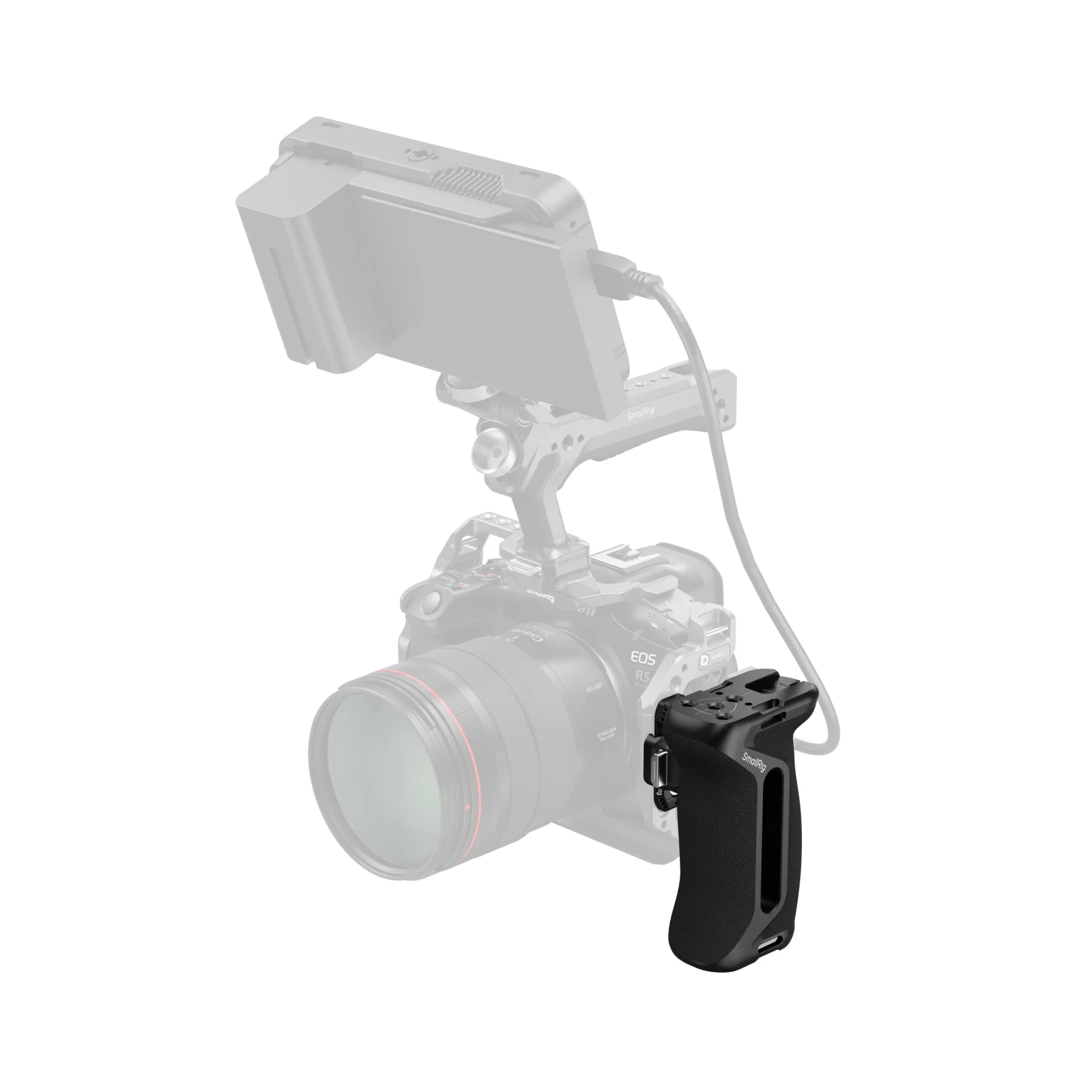 Фото SmallRig HawkLock H21 Быстросъемная боковая ручка с быстроразъемной рукояткой НАТО для комплекта клетки для камеры DLSR Монтажные пластины 5633 №5