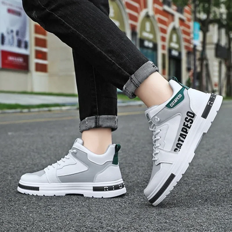 Мужская обувь новинка 2024 удобная классическая с высоким верхом уличные походные