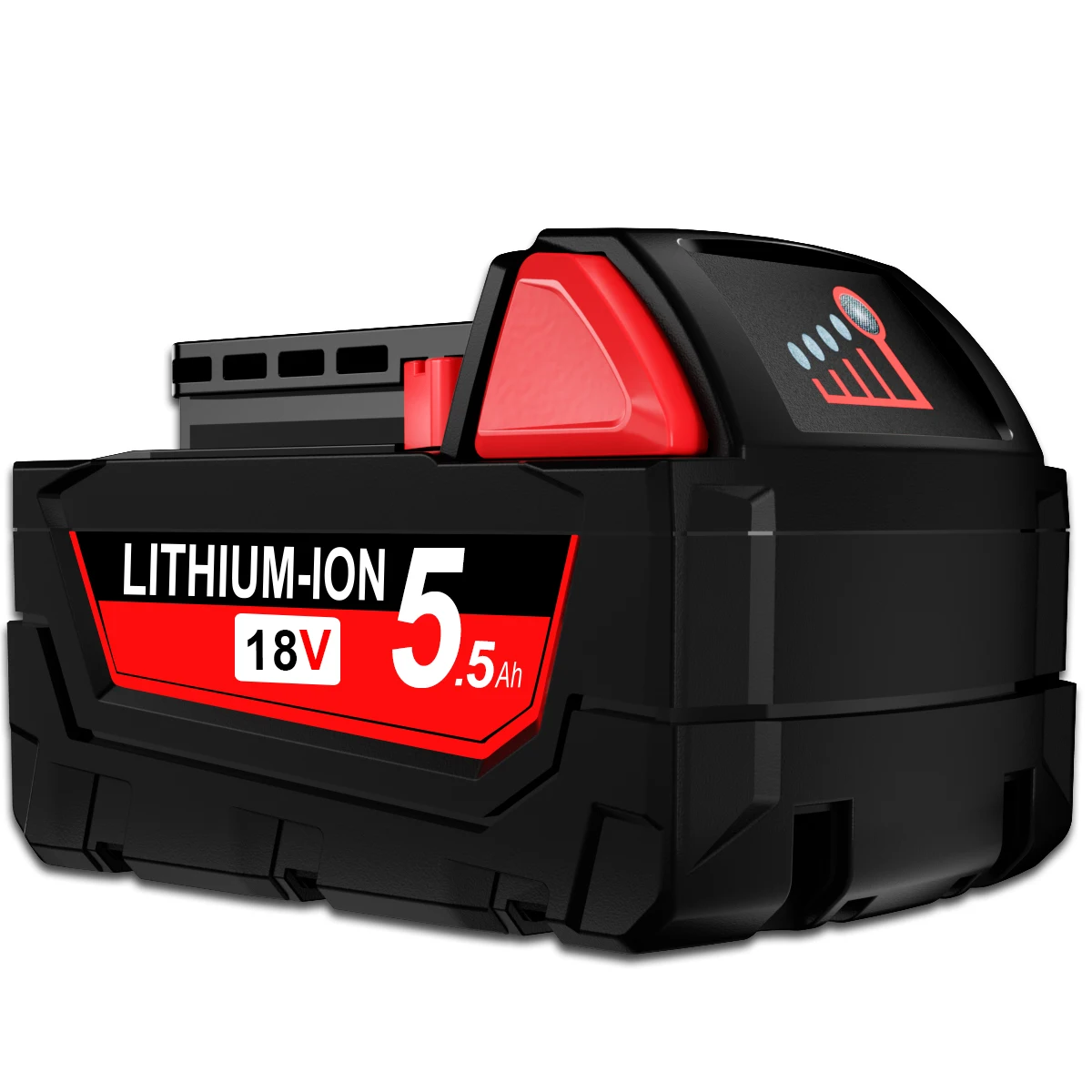18V 3.5Ah 5.5 Ah Li-ion Battery Replacement Battery for Milwaukee M18 48-11-1828 48-11-1850 48-11-1860 Cordless Tool
