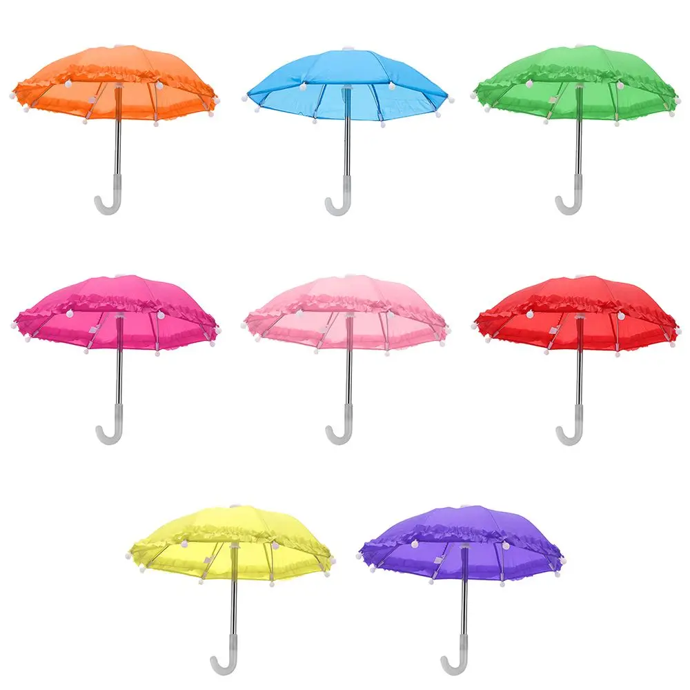 

For 18 Inch & 43cm Toys Children's Toys Props Lace Doll Umbrella Mini Rain Gear Toys Decoration Baby Doll Accessories