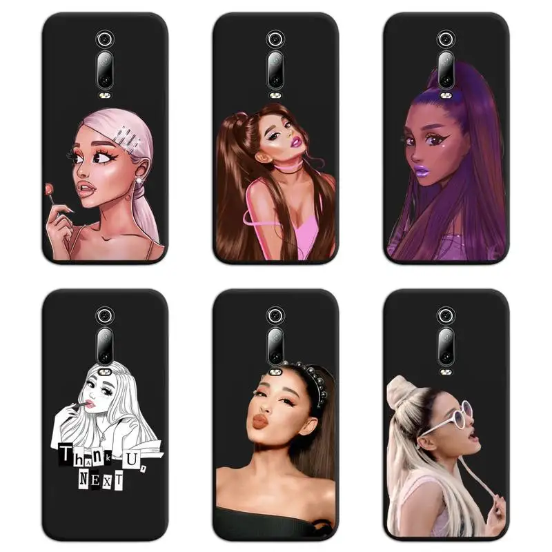 

Thank U Next Cute Girl Phone Case For Redmi 9A 9 8A Note 11 10 9 8 8T Pro Max K20 K30 K40 Pro