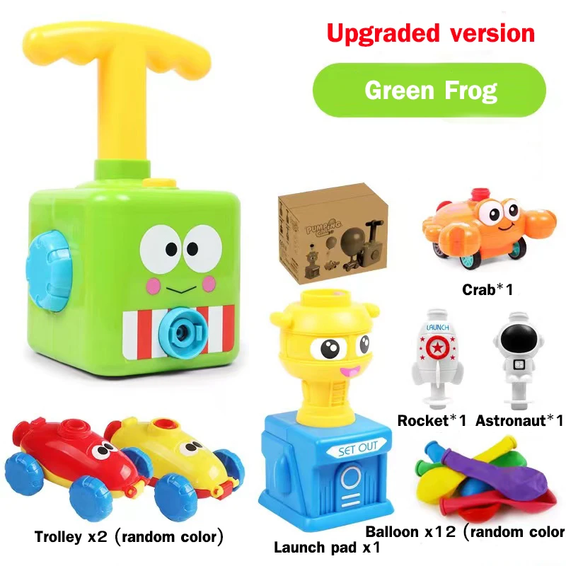 Новая игрушка "Башня для запуска воздушных шаров на ракете" для веселой обучающей инерции и воздушной мощности автомобиля научно-исследовательский экспериментальный набор для детей-подарок.