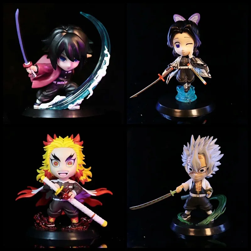 

Anime Kimetsu No Yaiba Figurine Demon Slayer Figures Tomioka Giyuu Kochou Shinobu Rengoku Kyoujurou PVC Action Figure Model Toys