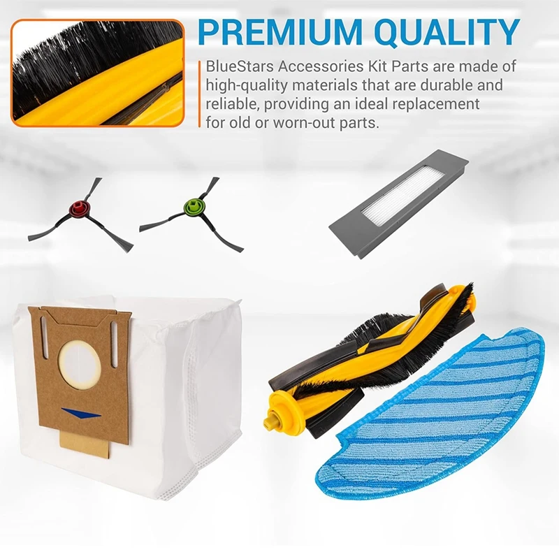 Для робота-пылесоса ECOVACS DEEBOT OZMO T8 AIVI MAX N8 Pro + основная боковая щетка Yeedi Vac Hepa фильтр