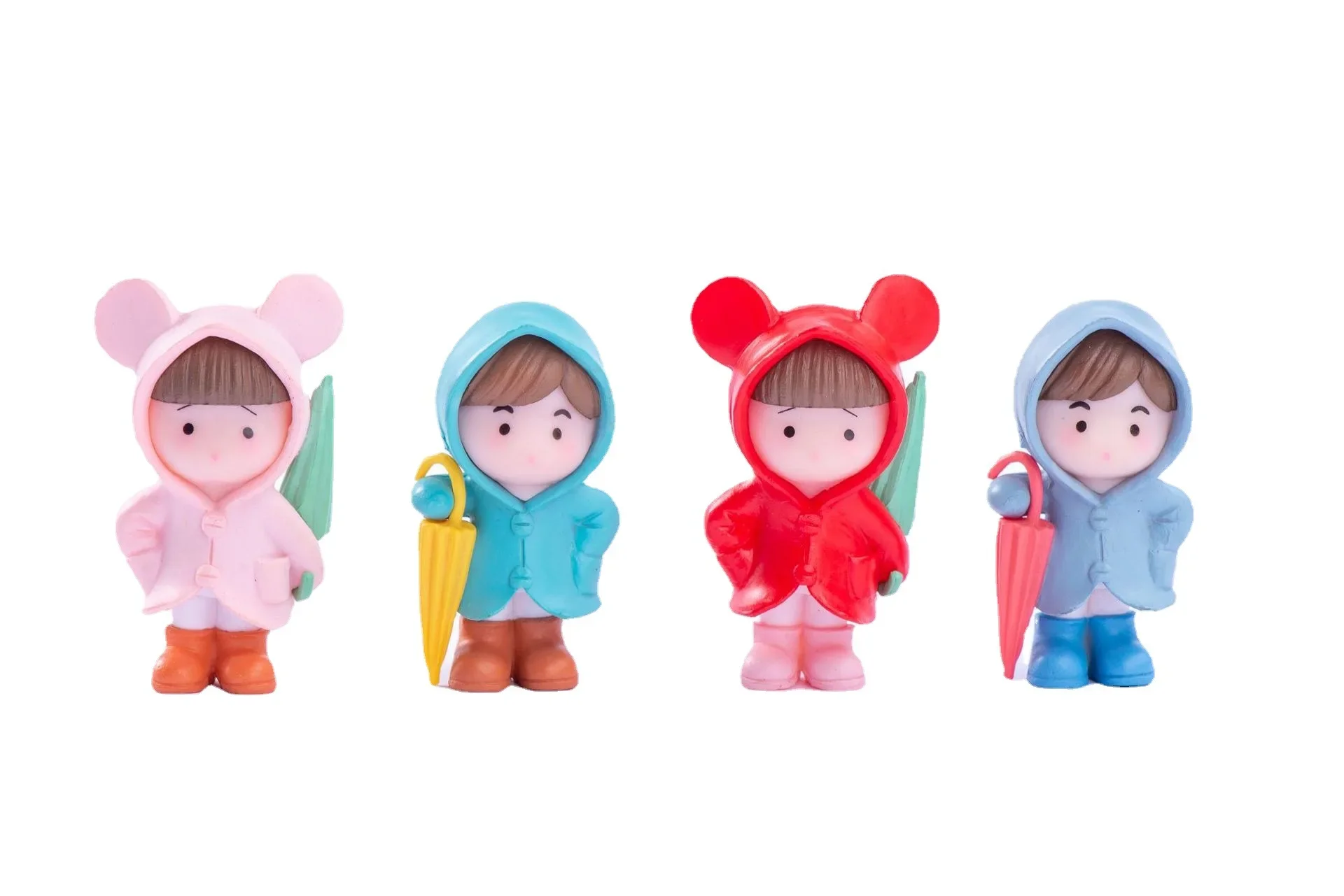 2 шт. оптовая продажа плащ Mengmeng зонтик для пары микропейзажный набор украшение