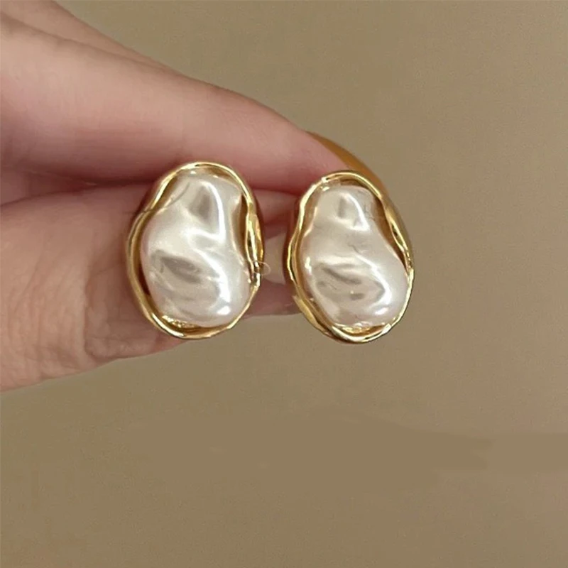 Женские серьги с имитацией под жемчуг