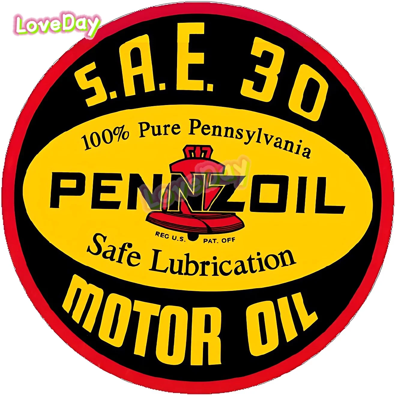 Наклейка с логотипом Pennzoil Motor Oil, наклейка R36, оригинальная винтажная виниловая гоночная наклейка, наклейка для автомобиля, мотоцикла, смазочная наклейка, наклейка на газовое масло