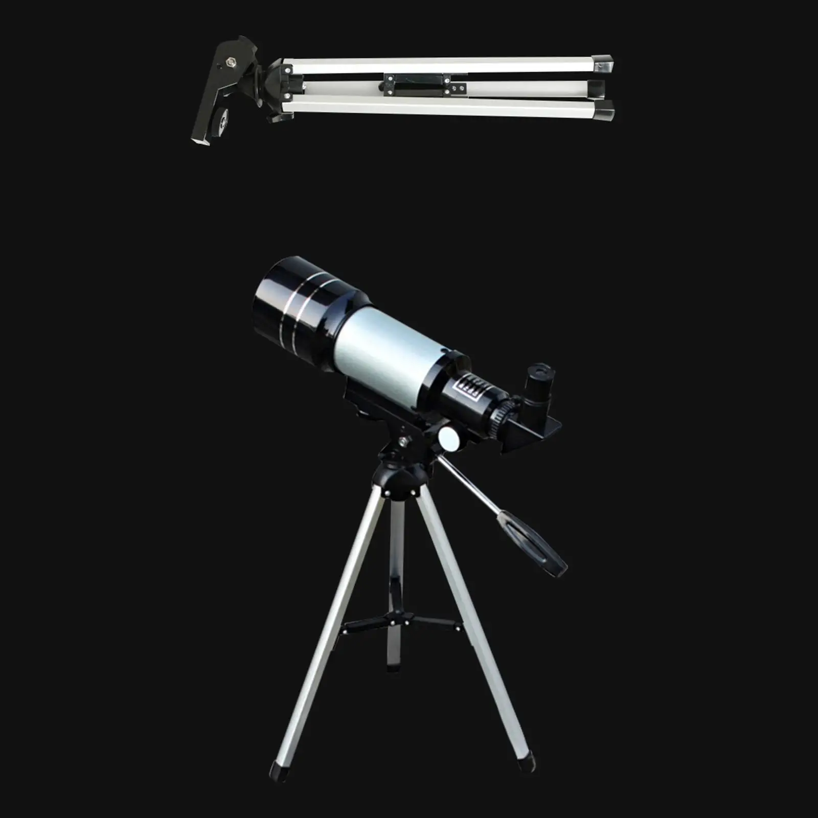 

70mm Aperture 300mm Focal Telescope for Beginners Simple to Setup Aluminum Alloy Tripod Fully Multi Coated Optics Professional