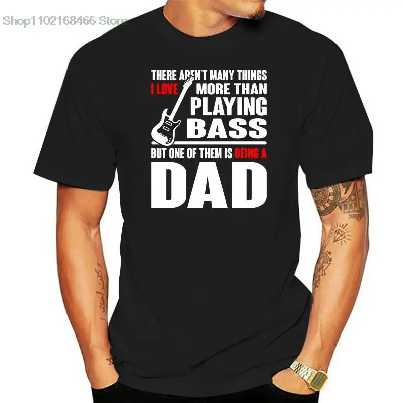 

Dad Bass Guitar Men T Shirt Hipster Plain Plus Size Cotton Crewneck Short Sleeve Custom Clothes For Men