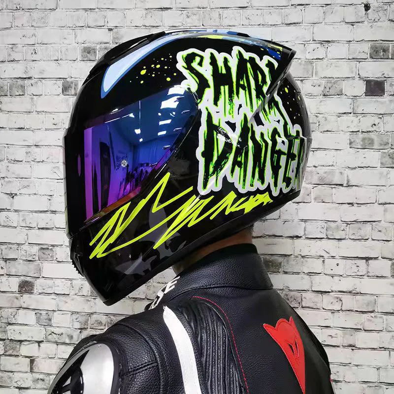 Riding Motorcycle Helmet Men's And Women's General Personality Competition Motorcycle Helmet Motorcycle Cross-Country Race enlarge