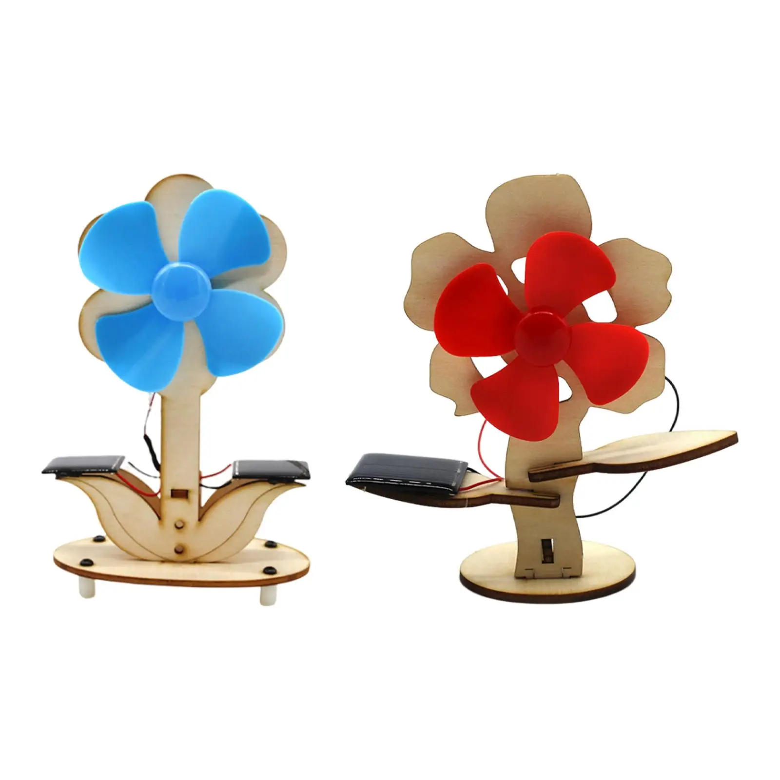 Solar Fans Panel Kit 3D Building Constuction Solar power Classroom for DIY Electric Fan Model Kit Windmill Motor