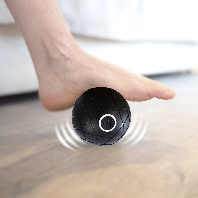 Вибрационный Массажный мяч Электрический массажный для йоги мышц и фитнеса