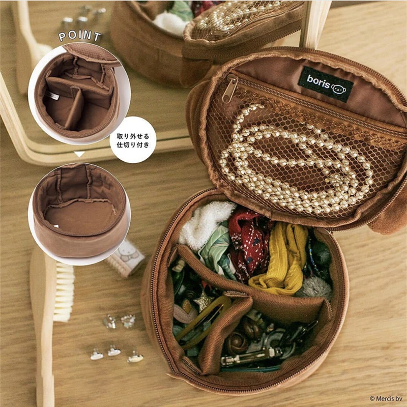 Новая кавайная плюшевая большая вместительная ручная косметичка Miffy сумка для