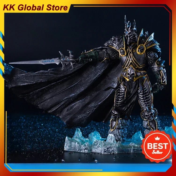 Фото 36 см World of Warcraft игровая периферия 7th Lich King Illidan Stormrage аниме фигурка модель украшение для рабочего стола подарки игрушки для детей №1