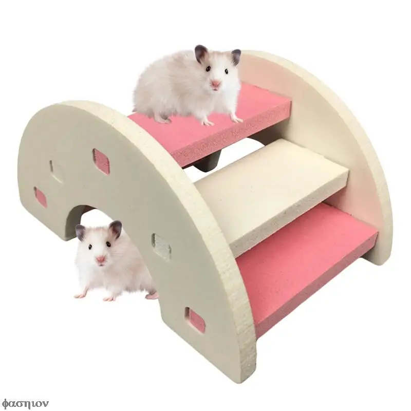 

Hamster Ladder Rainbow Bridge Pet Toys Plastic Bridge Hanging toys Small Animals Cage Accessories Cute Pet Gifts Products