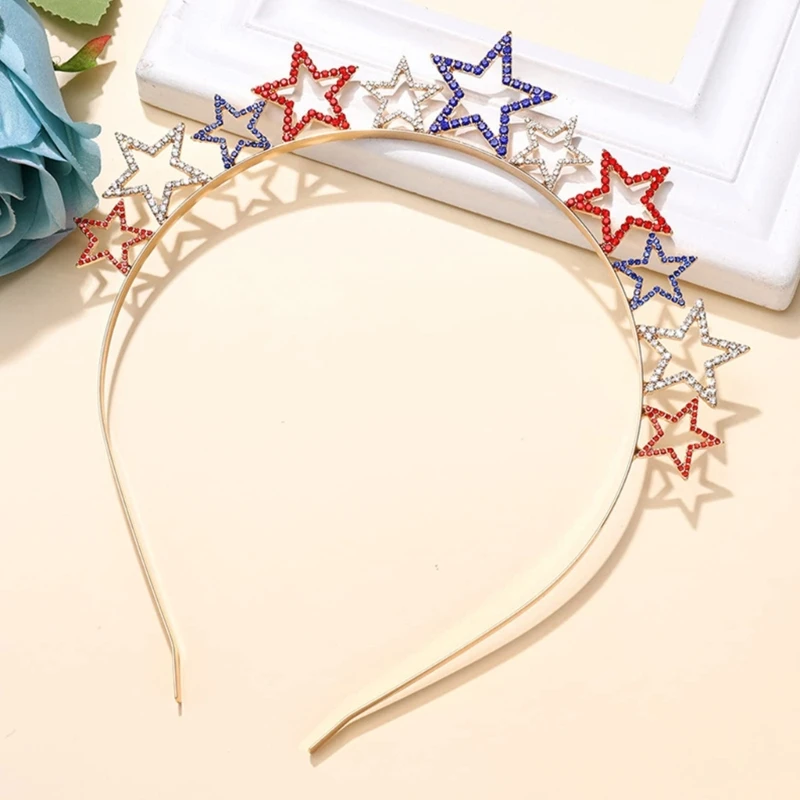 

Bride Wedding Party Star Headband Girl Live Broadcast Hair Ornament