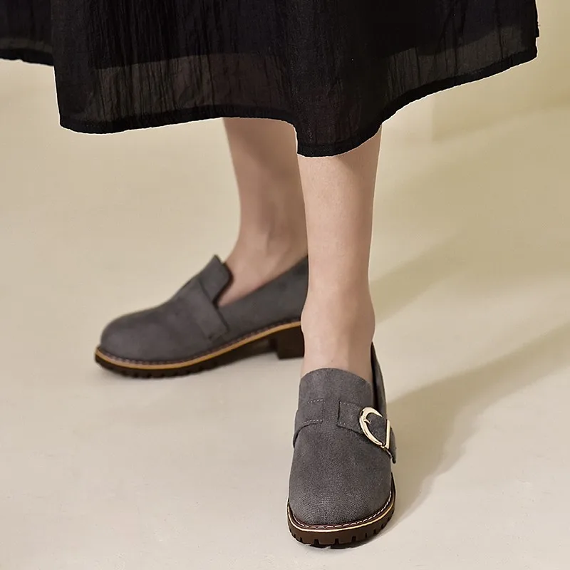 2022 Spring And Autumn Women's Flat Shoes Buckle Daily Leisure Soft Non-slip Pregnant Women Mother Pregnant Women Outdoor Work