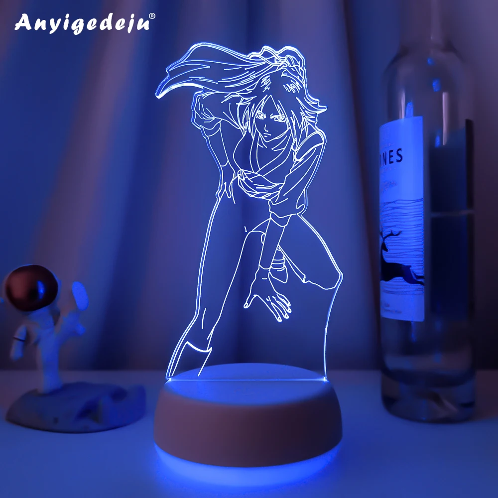

3d Light Anime Bleach Yoruichi Shihouin for Home Decoration Nightlight Cool Birthday Gift Acrylic Led Night Lamp Yoruichi Bleach