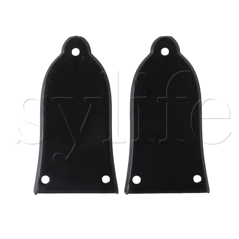 

2x Black plastic Truss Rod Cover For Guitar new