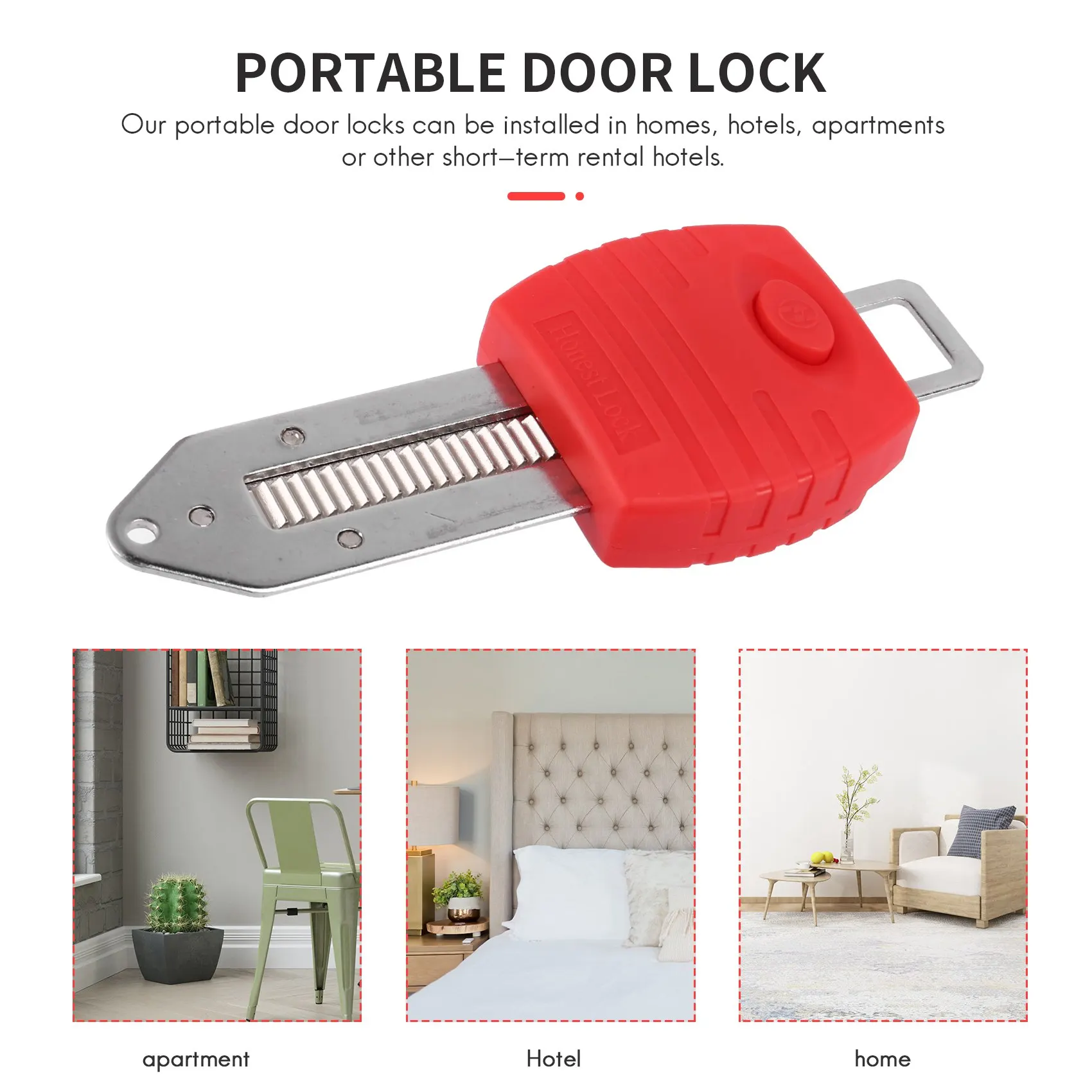 Портативный дверной замок дорожный школьный для путешествий отеля дома квартиры