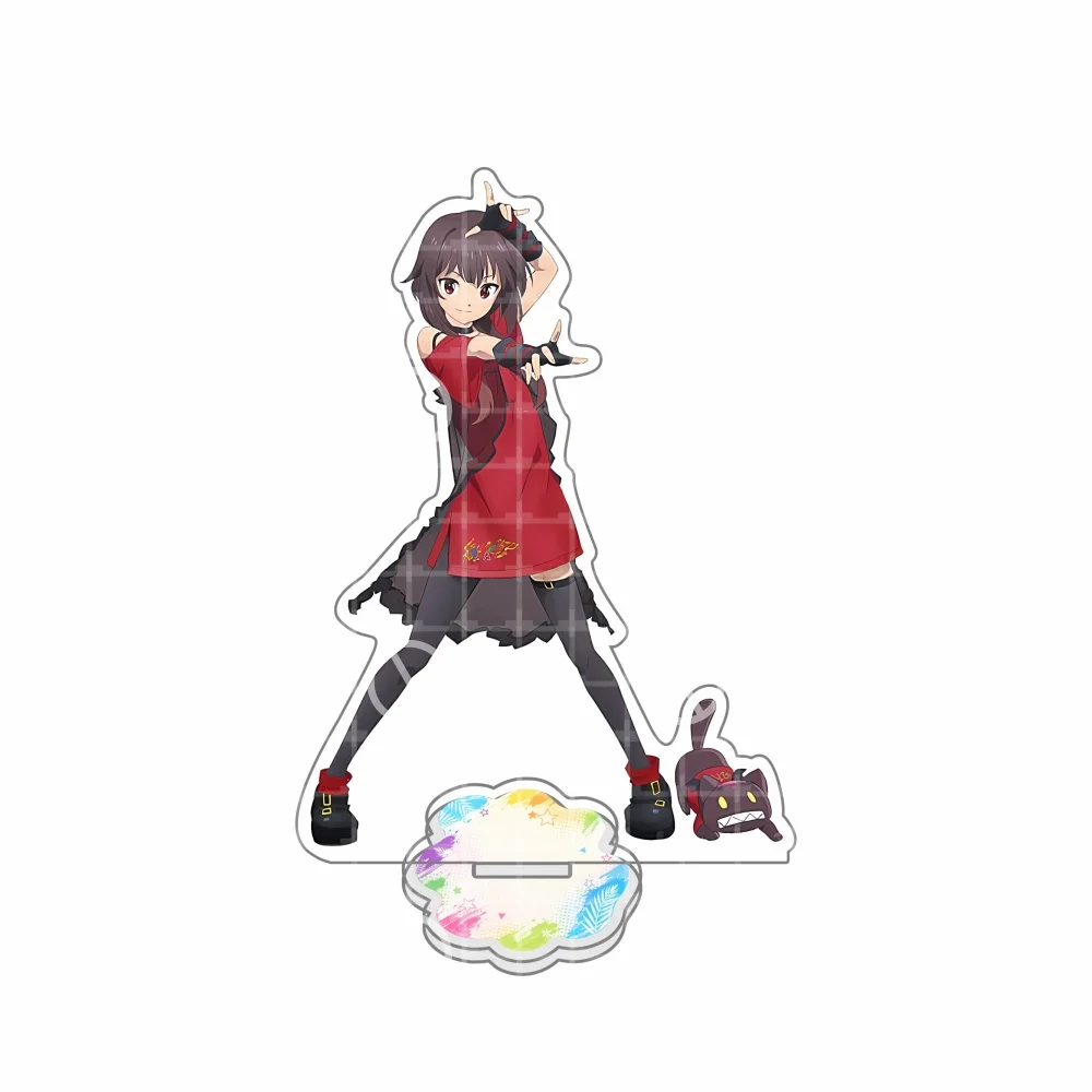 Акриловая подставка-брелок KonoSuba God's Blessing On This Wonderful World, 15 см, Мегумин, Аква, Казума, коллекционный аниме-подарок (art.: 3920dc70f1166) - 3920dc70f1166