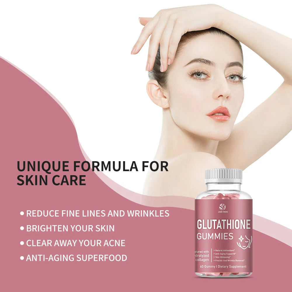 

2 Bottle Glutathione Soft Candy Reduces Fine Lines Wrinkles Makes Your Skin Brighter Bear Soft Candy skin whitening
