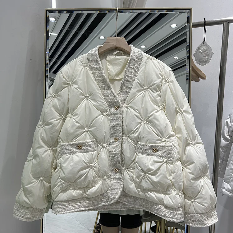 

New Women Fashion Down Jacket Casual Style Autumn Winter Coats And Parkas Female Outwear