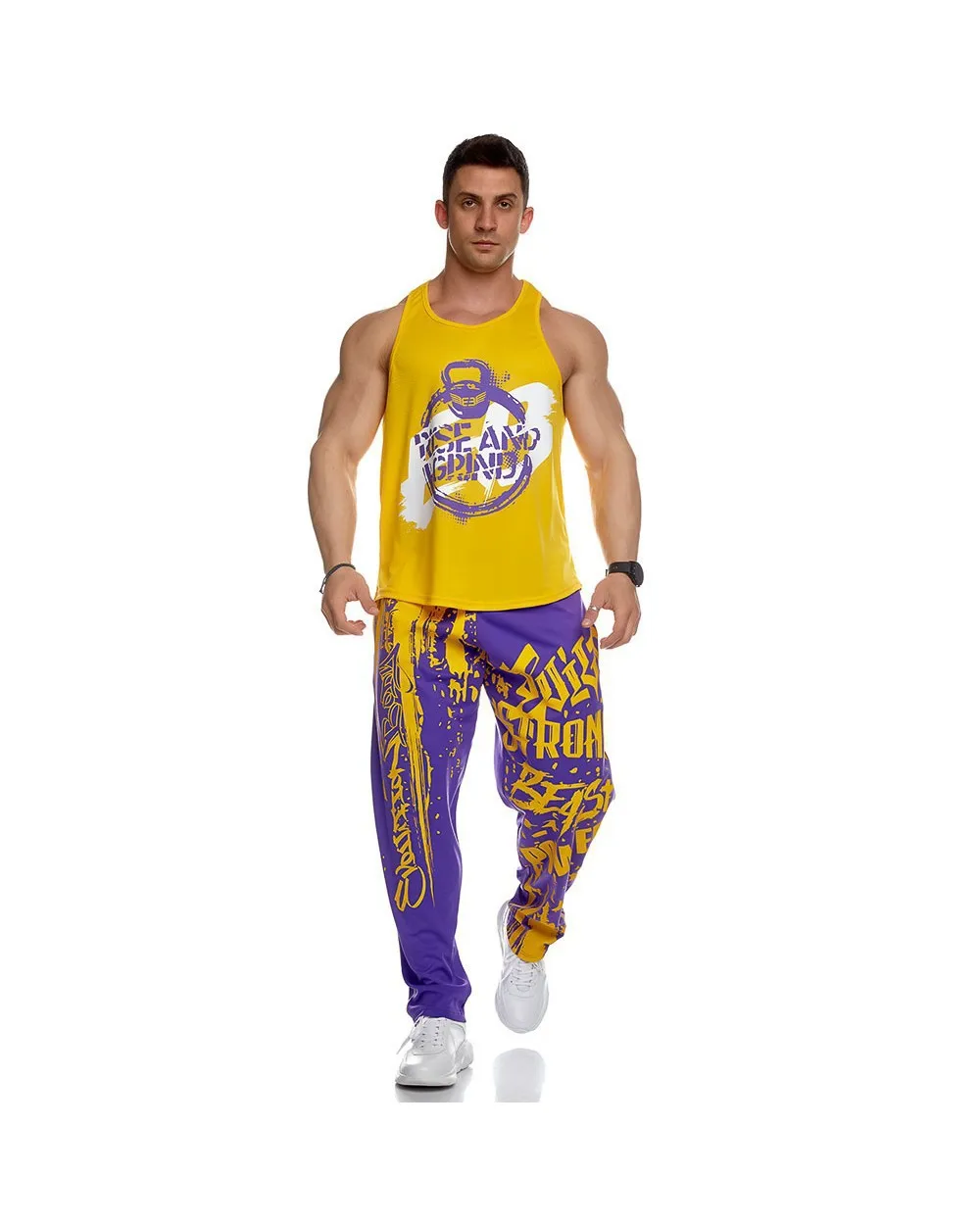 Мужские спортивные брюки полной длины летние легкие леггинсы для бега и фитнеса