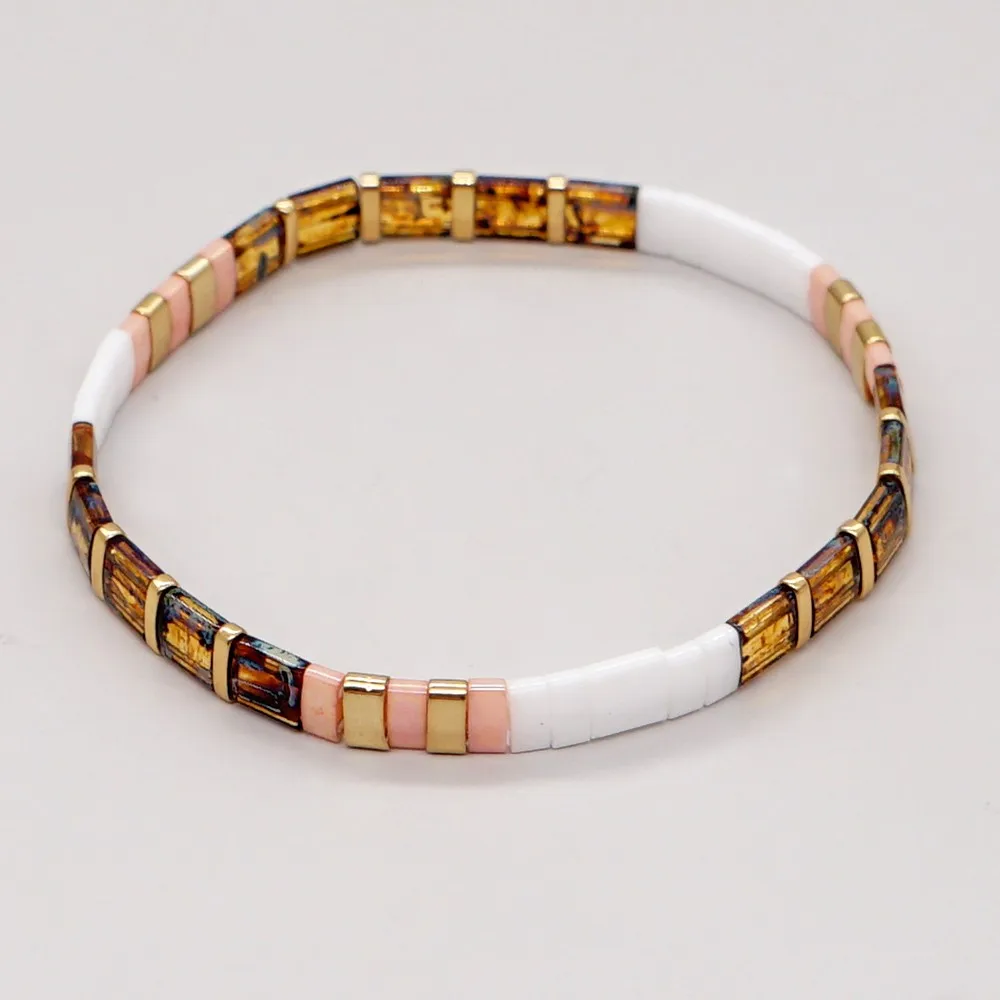 Браслет Miyuki Tila из бисера 2 шт