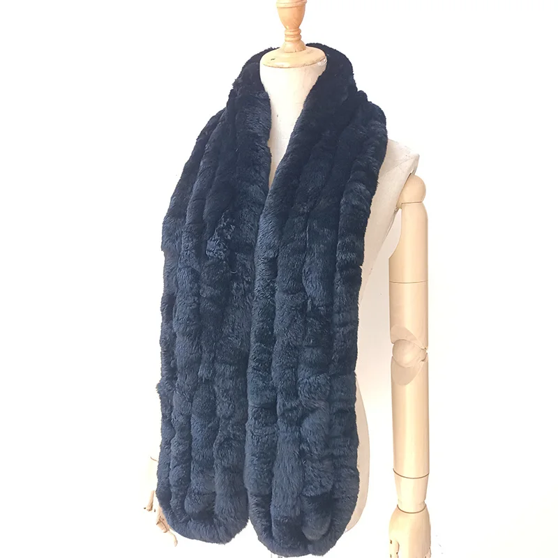 Женский длинный теплый шарф Элегантные Роскошные зимние шарфы из натурального