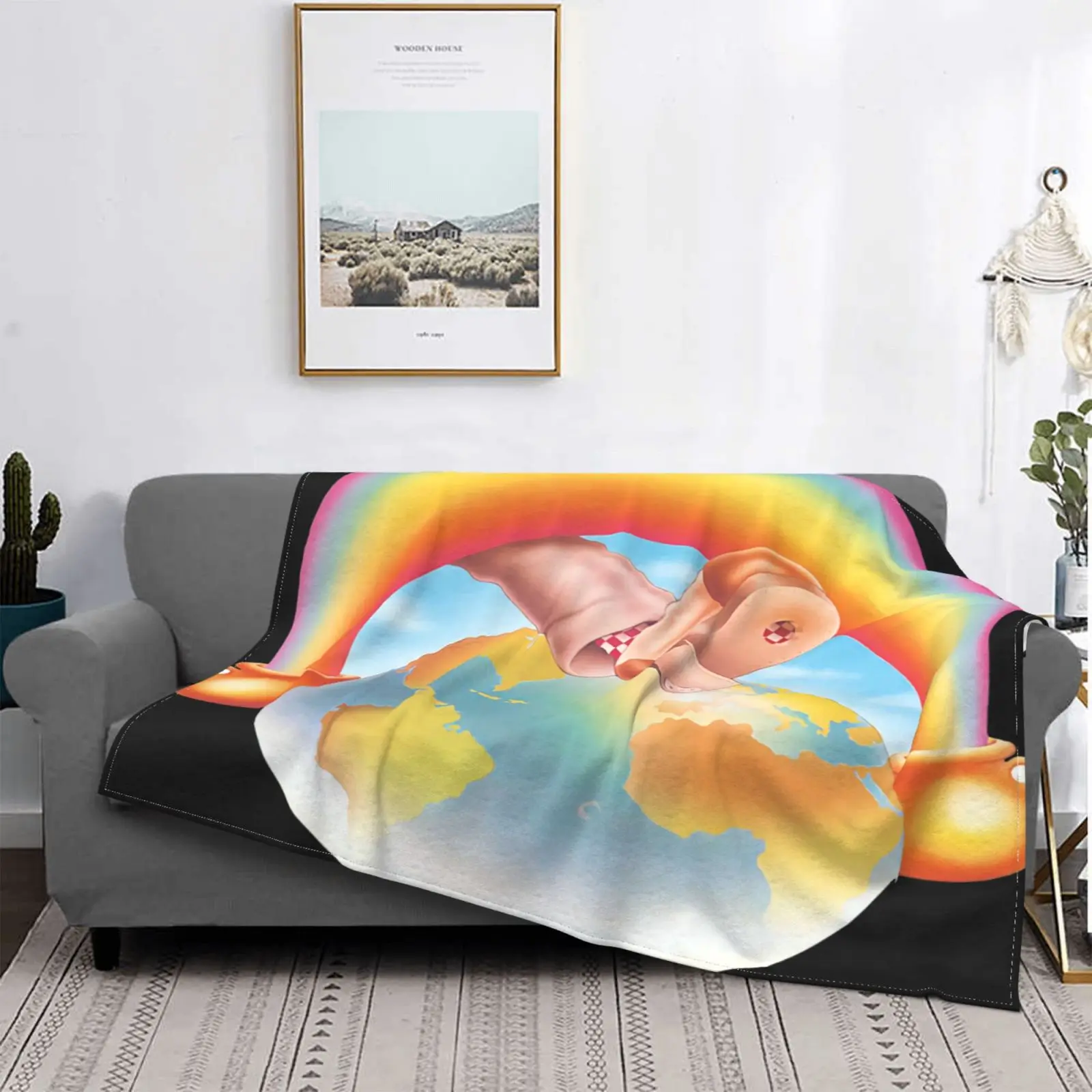 

Grateful Dead Tmask Europe 1972 Jerry Blanket Bedspread On The Bed Plaid Sofa Throw Fluffy Blankets Bed Linen 2 Bedrooms Throw