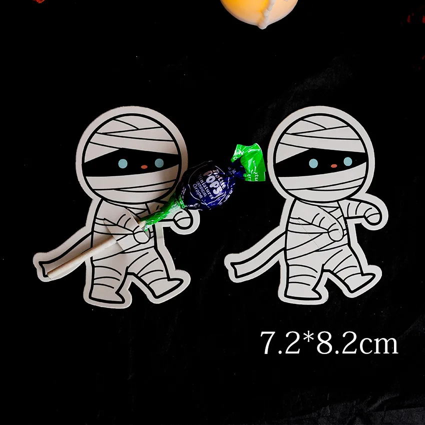 

Карточки для конфет на Хэллоуин 50 шт