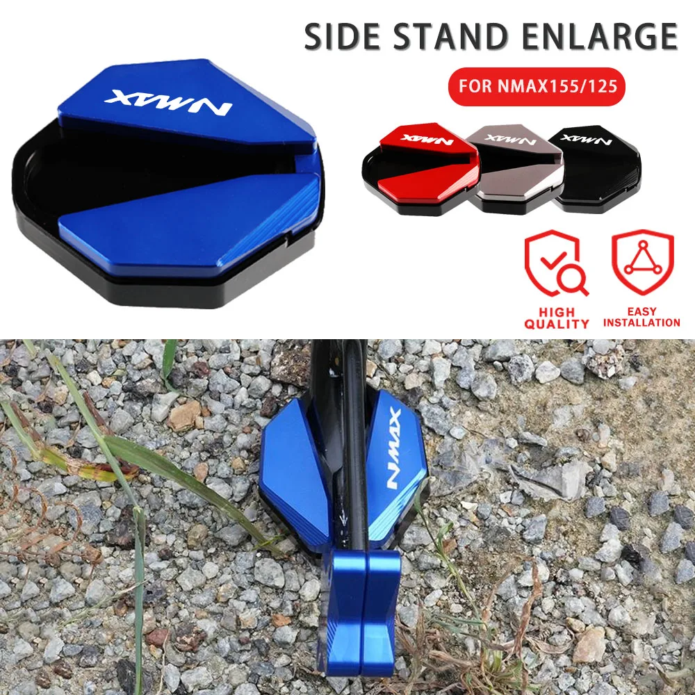 

Side Kickstand Extension Plate For YAMAHA NMAX 125 N-MAX 155 2020 2021 2022 2023 Motorcycle Stand Enlarger Foot Pad NMAX155