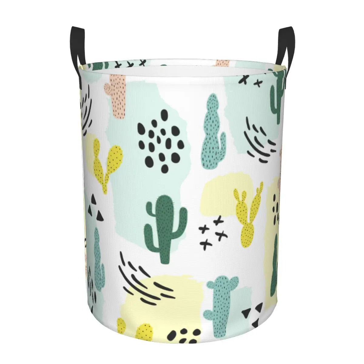 

Складная корзина для грязной одежды, корзина для хранения абстрактных кактусов, Домашний Органайзер для детей и малышей