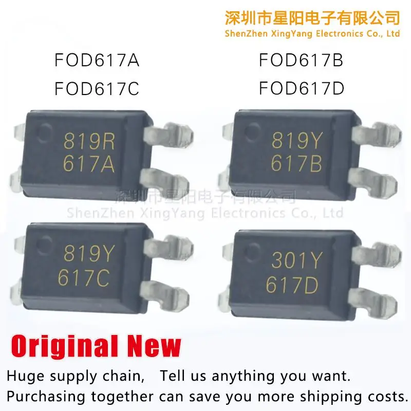 New original light coupling FOD617A FOD617B FOD617C FOD617D spot