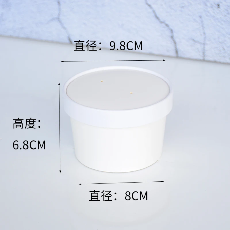 Одноразовые стаканчики для мороженого 10/50 шт. Высококачественная сетчатая
