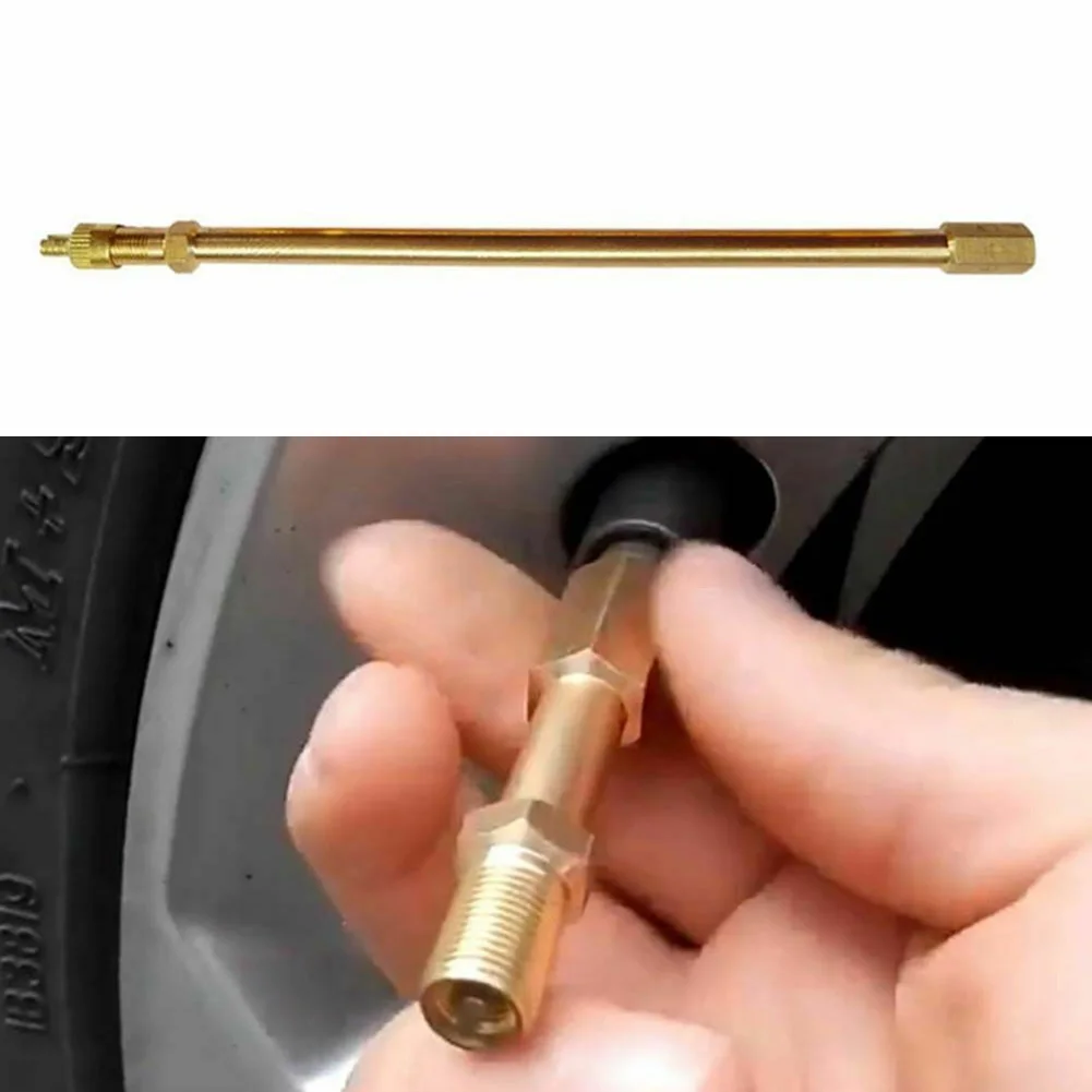 

Inflation Valve Stems Air Valve Pump Extension Rod Tyre Stem Extension Pole Brass Cycling Bike Bicycle Accessories Parts