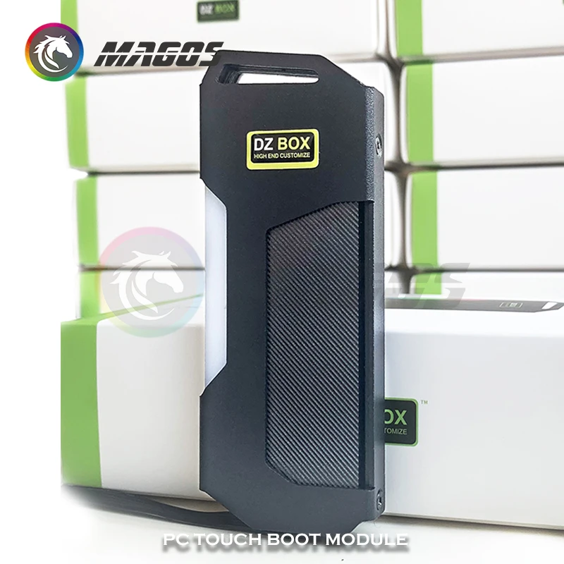 

Чехол для ПК, сенсорный переключатель слайдов, внешний настольный компьютер, пусковая кнопка, мощность проектора RGB, Симфония