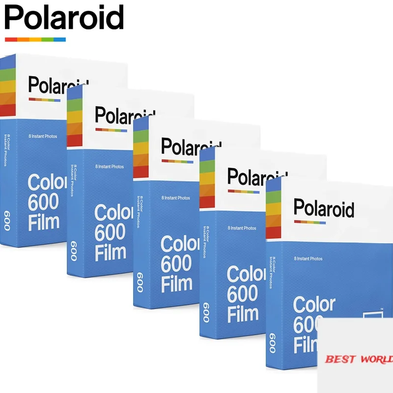 

Polaroid 600 Color Film White Frame Instant Photo Paper 8-40 Sheets For Polaroid 636 637 640 660 Onestep2 Plus Instax Camera