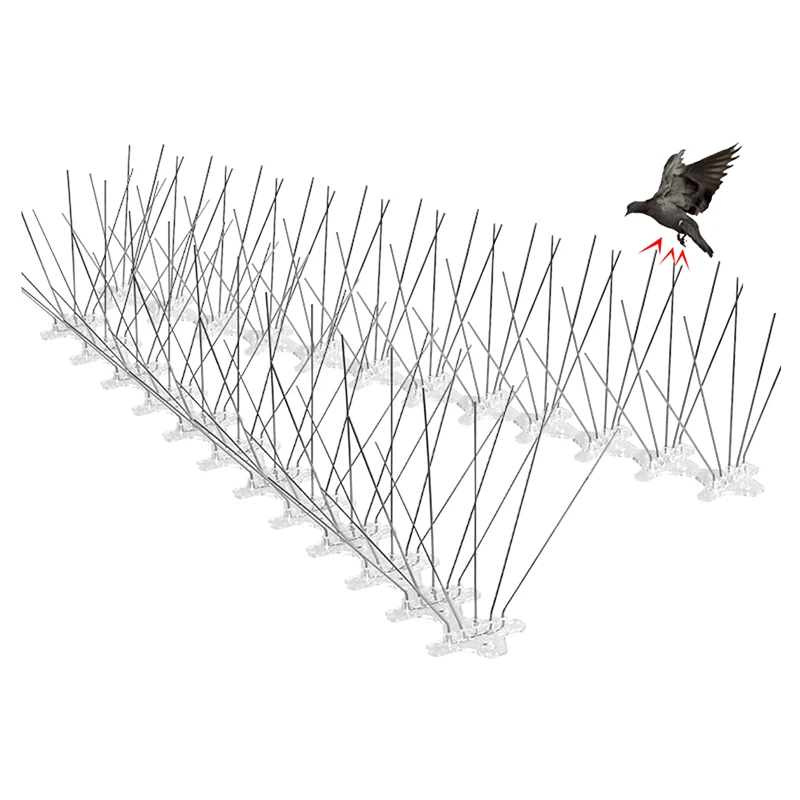 Отпугиватель птиц из нержавеющей стали средство защиты от на балконе 25 см 1 шт.