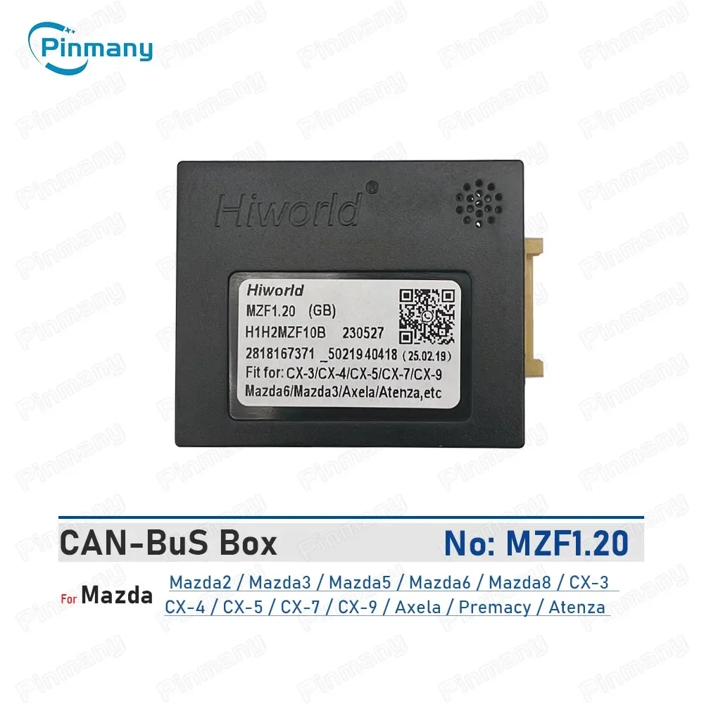 

Автомобильный стерео адаптер CAN-шины Android Радио CANBus Hiworld MZF1 для Mazda 2 3 5 6 8 CX-3 CX-4 CX5 CX-7 CX-9 Axela Premacy Atenza