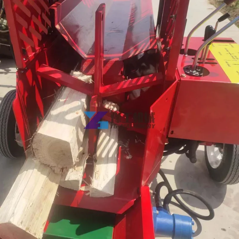 Гидравлический станок для резки древесины 35-тонная бензопила диаметр бревна 400