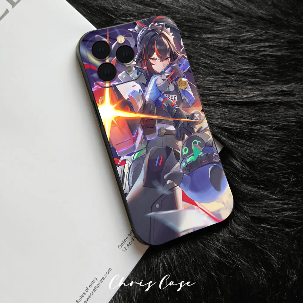 Чехол для телефона Samsung Z-Zenless Zone Game Zero Zhu Y-Yuan S23 S22 ULTRA A22 A71 черный мягкий силиконовый