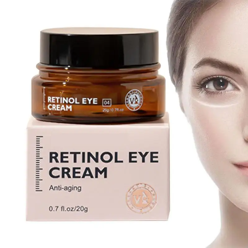 

0.7ounce Retinol Eye Cream Moisturizer Face Cream Retinol Facial Skin Care Products For Oily Dry Sensitive Neutral Mixed Skin