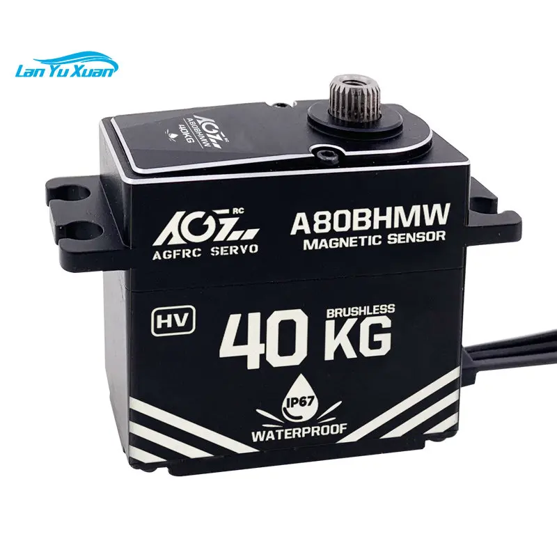AGF A80BHMW металлический зуб водонепроницаемый 40 кг высокий крутящий момент Альпинизм внедорожник цифровой сервопривод неподвижное крыло