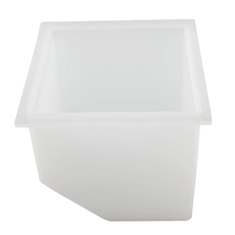 

2-Pack Square Silicone Molds,Including Square Resin Molds,Beveled Square Silicone Molds And Wooden Stand,Pouring Molds