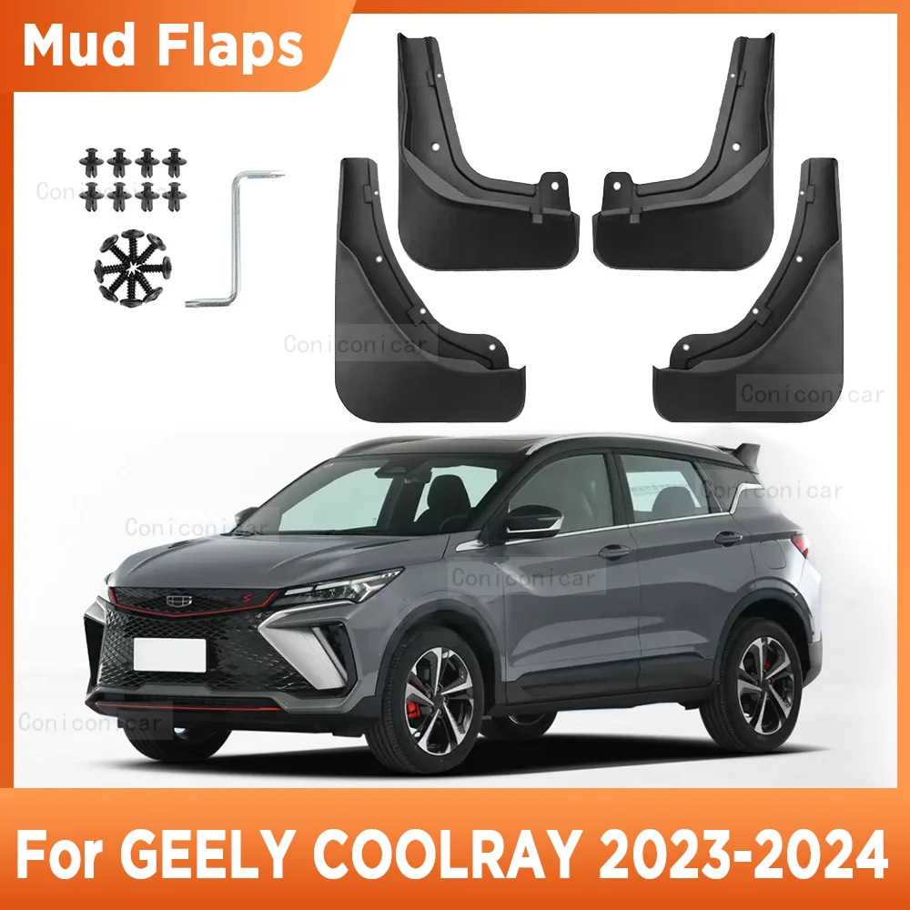 

4 шт., брызговики для GEELY COOLRAY 2023 2024