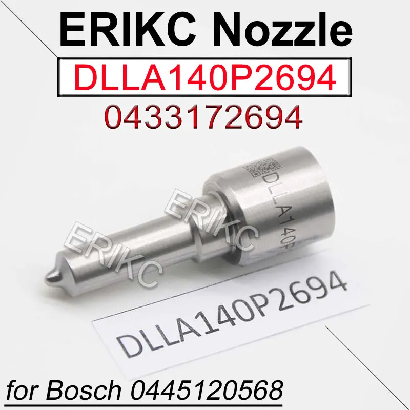 

DLLA140P2694 0433172694 Diesel Sprayer Atomizer DLLA 140 P 2694 Common Rail Injector Nozzle Tip For Bosch Euro 5 0445120568