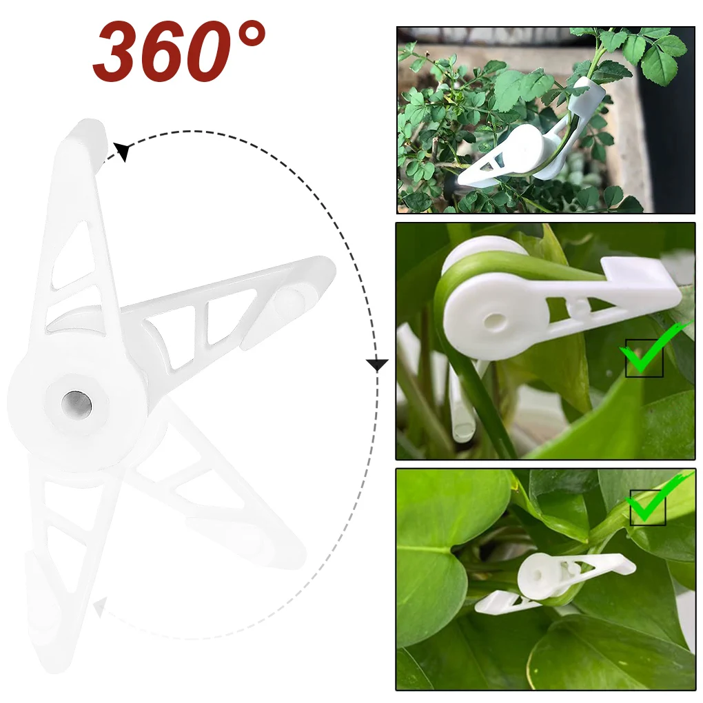 

30 Pieces Plant Training Clips Indoor Outdoor Vegetable Growing Guide Low Stress Trainer Bender Planting Accessories