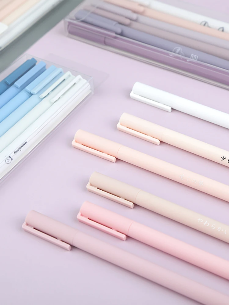 Перьевая ручка Morandi ins черная перьевая на водной основе милая гелевая тестовая